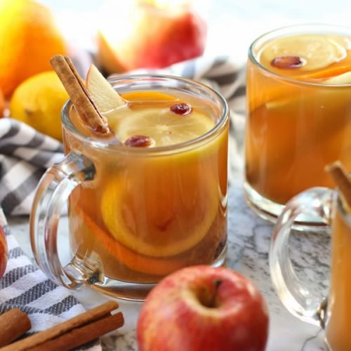 Recette facile de cidre chaud chaud à base de stévia