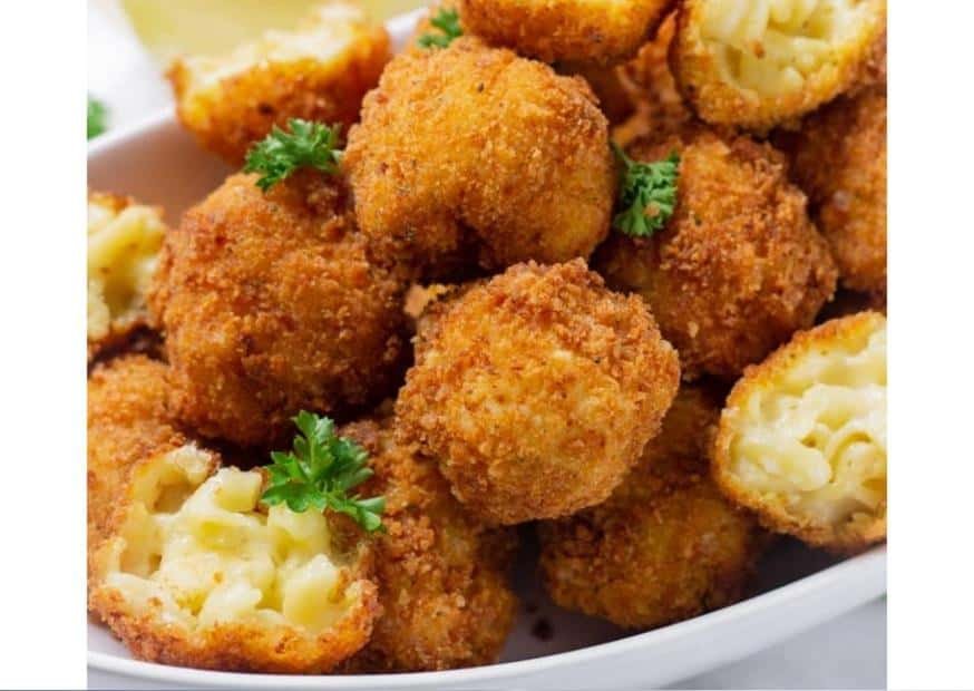 bouchées de macaroni au fromage