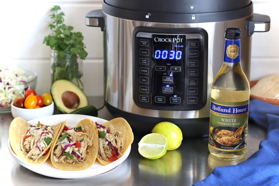 Tacos au poulet au piment vert Crock Pot