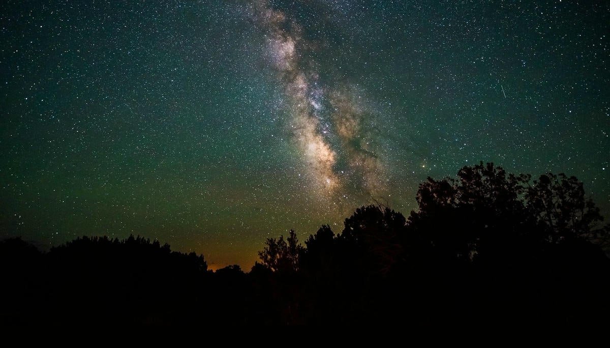 Une vue de la Voie Lactée depuis le Grand Canyon