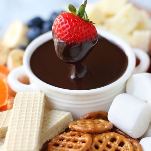 Recette Fondue Au Chocolat Et Au Caramel Rapide Et Facile Avec Vin De Cuisine Marsala