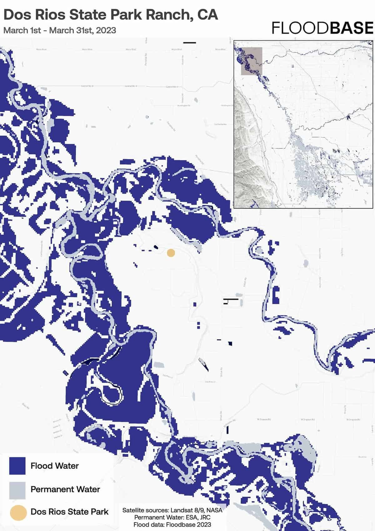 infographie de la base d'inondation