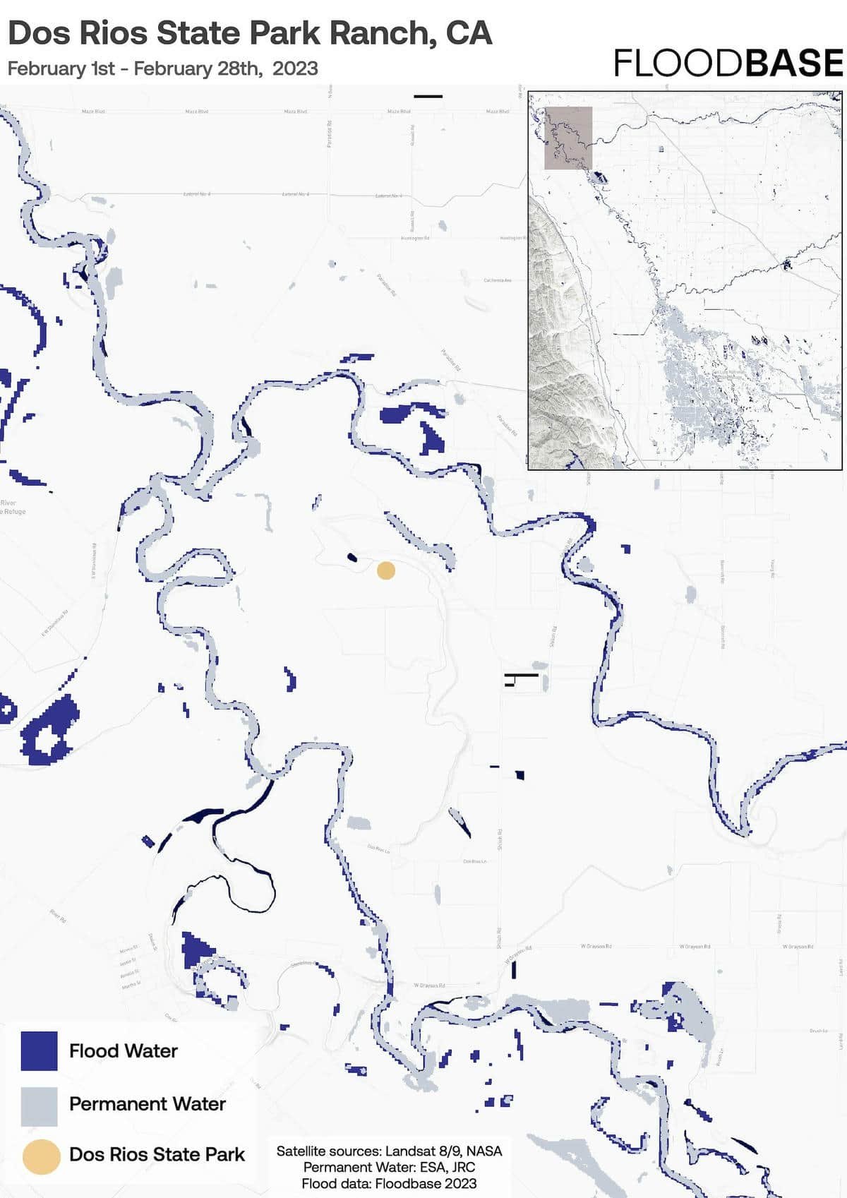 infographie de la base d'inondation